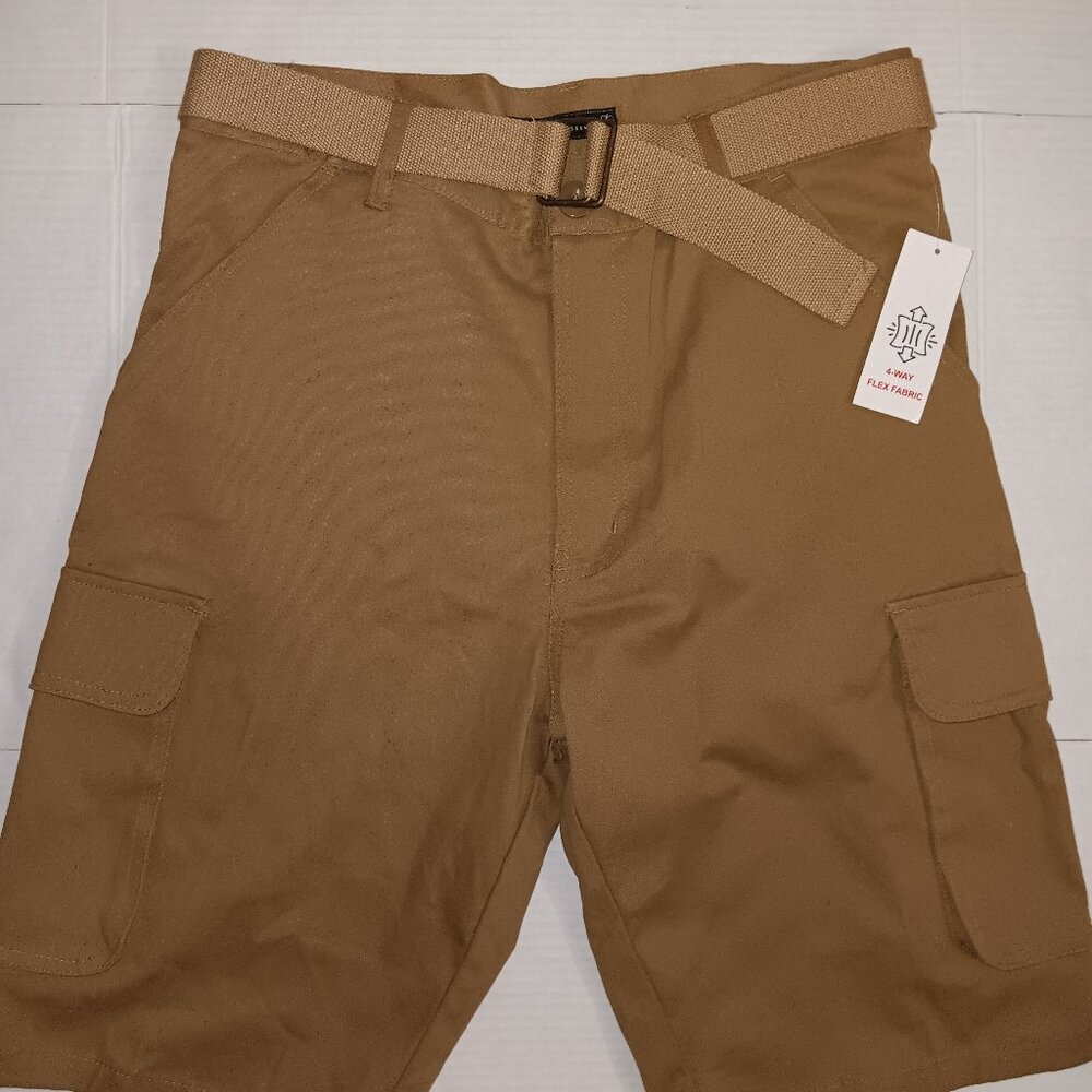 WICKED STITCH  KAHKI STYLE CARGO SHORTS
